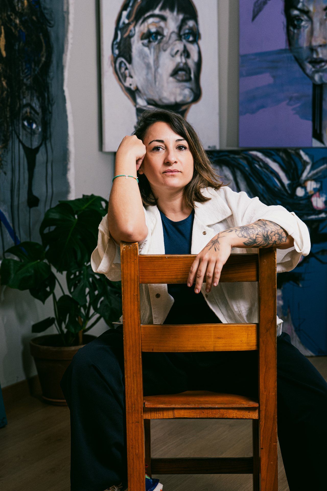 Portrait of Pilar Yanguas in her Barcelona studio.